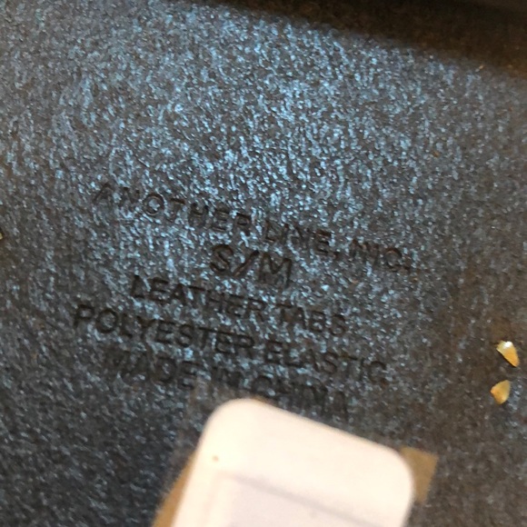 NWT Another Line Inc. Black Leather Studded Belt! - Picture 7 of 8